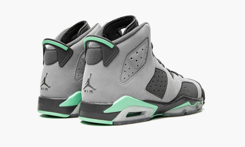 Nike Air Jordan 6 Retro GG 'Green Glow' Schoenen Kinderen Blauw Grijs Nederland | 051476-KEQ
