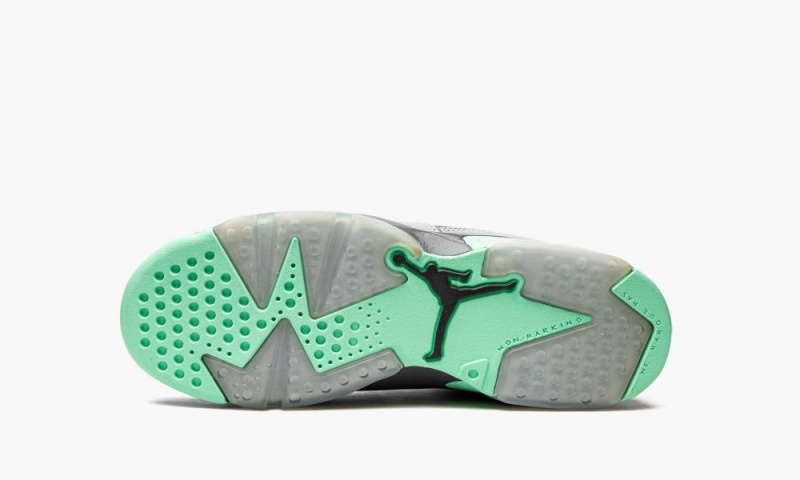 Nike Air Jordan 6 Retro GG 'Green Glow' Schoenen Kinderen Blauw Grijs Nederland | 051476-KEQ