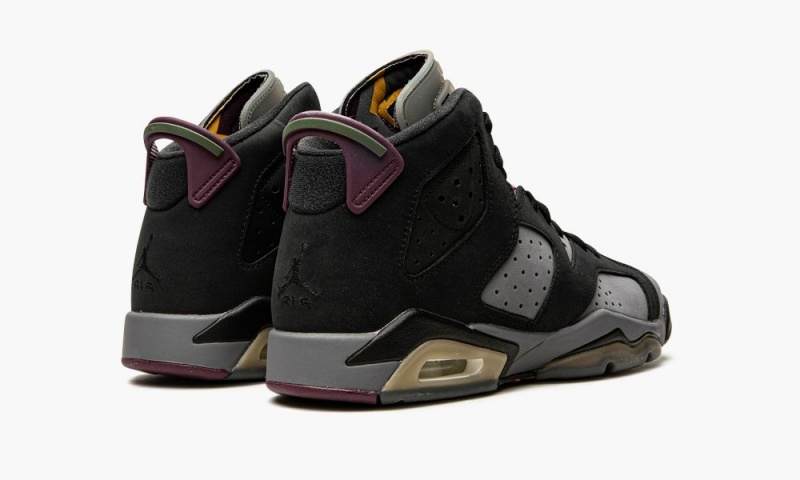 Nike Air Jordan 6 Retro GS 'Bordeaux' Schoenen Kinderen Zwart Diepgrijs Nederland | 804239-PUF