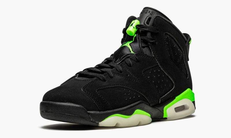 Nike Air Jordan 6 Retro GS 'Electric Green' Schoenen Kinderen Zwart Groen Nederland | 489716-KBU