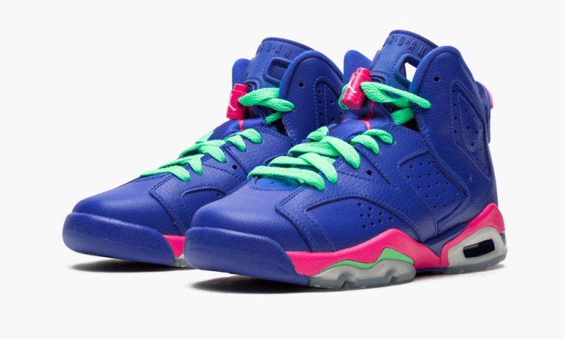 Nike Air Jordan 6 Retro (GS) 'Game Royal' Schoenen Kinderen Blauw Gekleurd Nederland | 573420-YEN