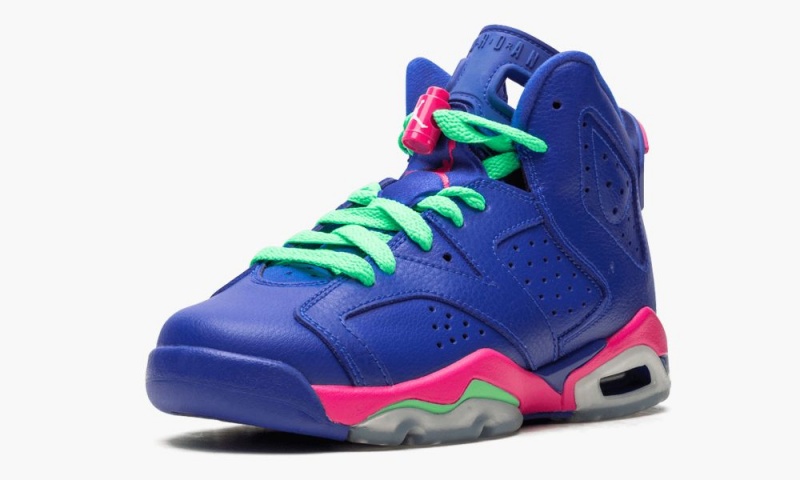 Nike Air Jordan 6 Retro (GS) 'Game Royal' Schoenen Kinderen Blauw Gekleurd Nederland | 573420-YEN