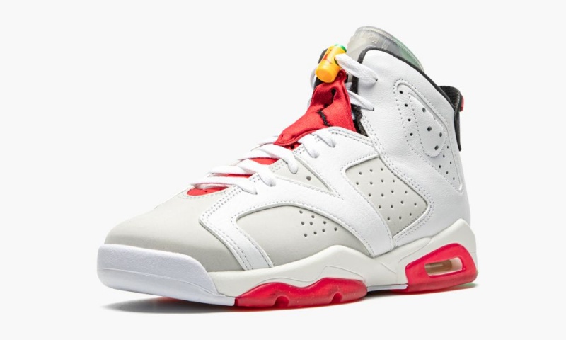 Nike Air Jordan 6 Retro GS 'Hare' Schoenen Kinderen Grijs Zwart Wit Nederland | 243918-EPI