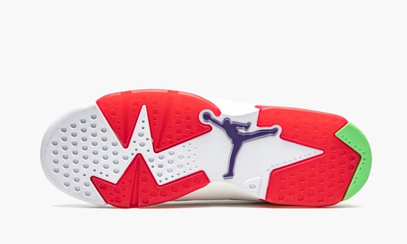 Nike Air Jordan 6 Retro GS 'Hare' Schoenen Kinderen Grijs Zwart Wit Nederland | 243918-EPI