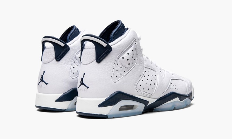 Nike Air Jordan 6 Retro GS 'Midnight Navy 2022' Schoenen Kinderen Wit Donkerblauw Nederland | 670189-VIU