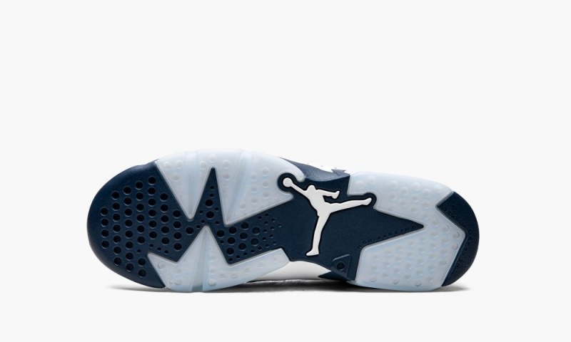 Nike Air Jordan 6 Retro GS 'Midnight Navy 2022' Schoenen Kinderen Wit Donkerblauw Nederland | 670189-VIU