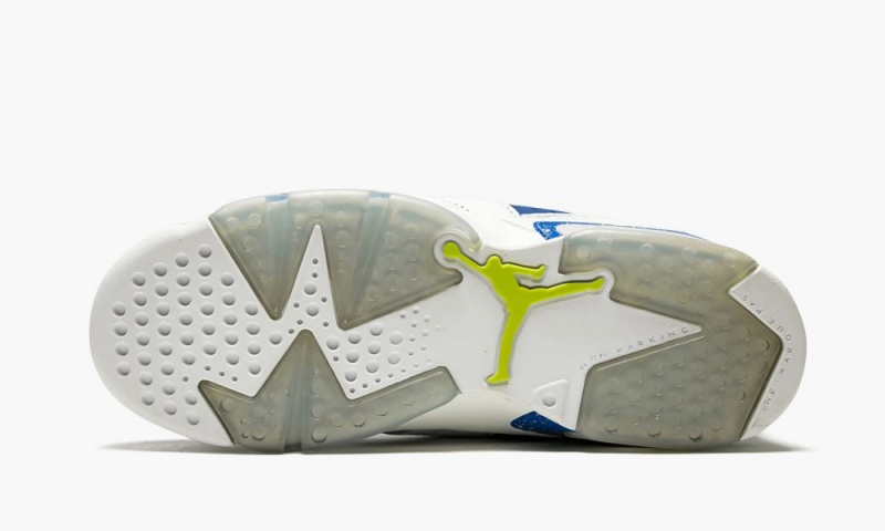 Nike Air Jordan 6 Retro Low BG 'Seahawks' Schoenen Kinderen Wit Groen Blauw Nederland | 169840-RJI