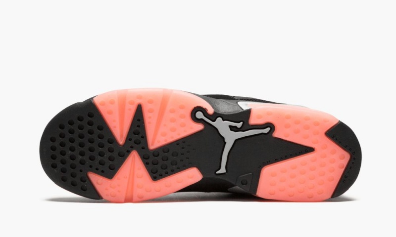 Nike Air Jordan 6 Retro Low GG Schoenen Kinderen Zwart Metal Zilver Nederland | 135209-UCG