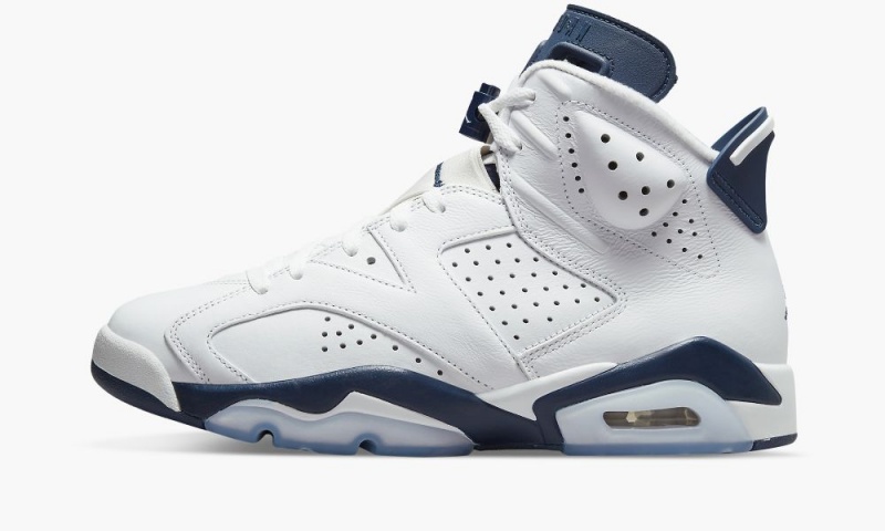 Nike Air Jordan 6 Retro 'Midnight Navy 2022' Schoenen Heren Wit Donkerblauw Nederland | 169705-IVH