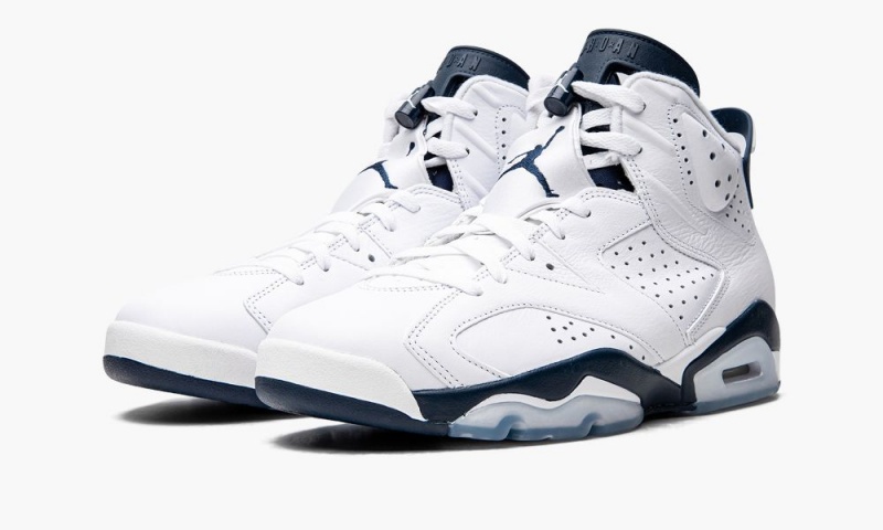 Nike Air Jordan 6 Retro 'Midnight Navy 2022' Schoenen Heren Wit Donkerblauw Nederland | 169705-IVH