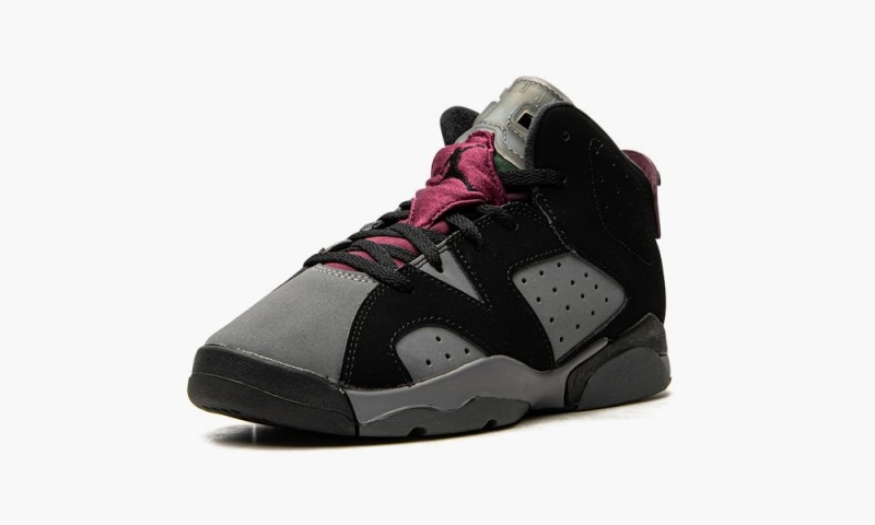 Nike Air Jordan 6 Retro PS 'Bordeaux' Schoenen Kinderen Zwart Diepgrijs Nederland | 306752-UFR