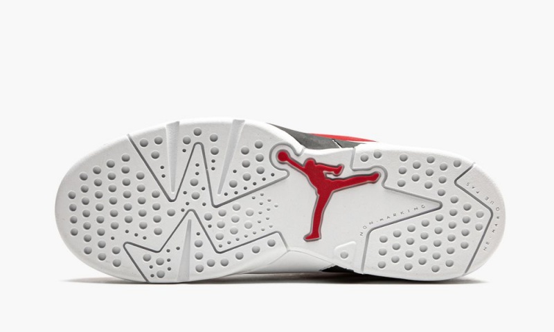 Nike Air Jordan 6 Retro PS 'Carmine 2021' Schoenen Kinderen Wit Zwart Rood Nederland | 852647-YPG