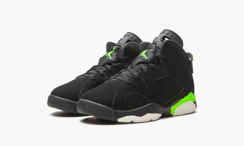 Nike Air Jordan 6 Retro PS 'Electric Green' Schoenen Kinderen Zwart Groen Nederland | 245913-ZCH