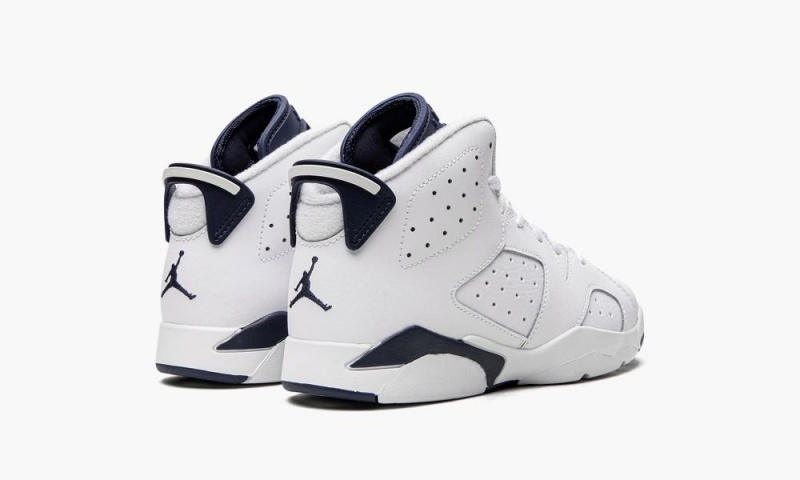 Nike Air Jordan 6 Retro PS 'Midnight Navy 2022' Schoenen Kinderen Wit Donkerblauw Nederland | 641875-KFE