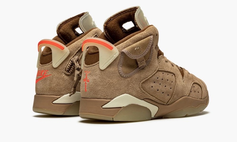 Nike Air Jordan 6 Retro PS 'Travis Scott - British Khaki' Schoenen Kinderen Khaki Licht Nederland | 651284-KFM