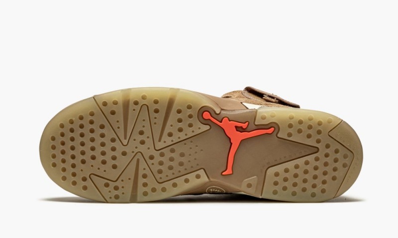 Nike Air Jordan 6 Retro PS 'Travis Scott - British Khaki' Schoenen Kinderen Khaki Licht Nederland | 651284-KFM