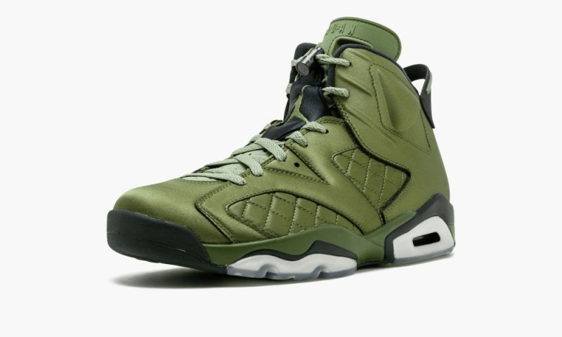 Nike Air Jordan 6 Retro Pinnacle 'Promo Flight Jacket' Schoenen Heren Groen Zwart Nederland | 205147-ELO