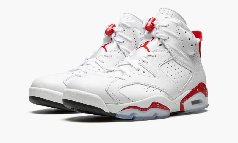 Nike Air Jordan 6 Retro 'Red Oreo' Schoenen Heren Wit Rood Zwart Nederland | 617293-RTZ