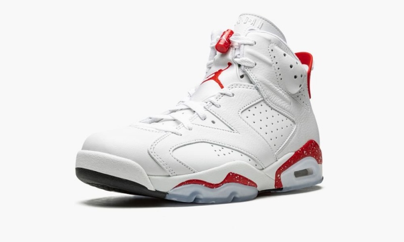 Nike Air Jordan 6 Retro 'Red Oreo' Schoenen Heren Wit Rood Zwart Nederland | 617293-RTZ