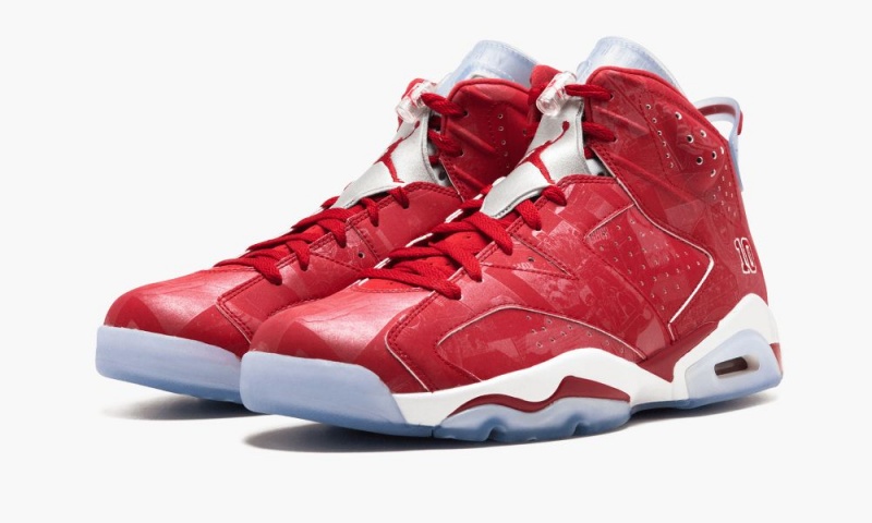 Nike Air Jordan 6 Retro 'Slam Dunk' Schoenen Heren Rood Wit Nederland | 971836-AON
