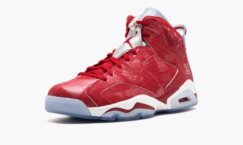 Nike Air Jordan 6 Retro 'Slam Dunk' Schoenen Heren Rood Wit Nederland | 971836-AON
