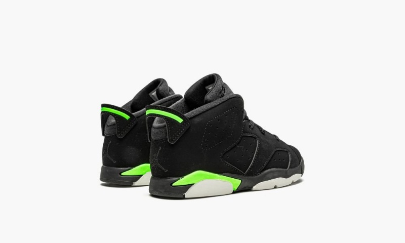 Nike Air Jordan 6 Retro (TD) 'Electric Green' Schoenen Kinderen Zwart Groen Nederland | 102469-KJR