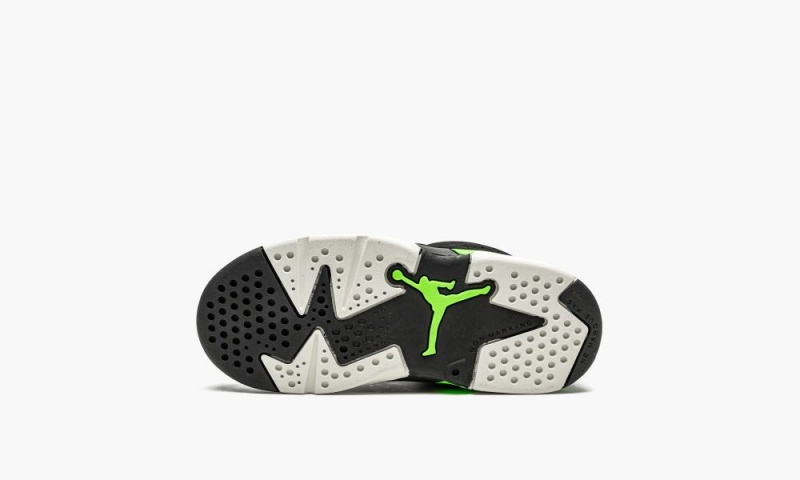 Nike Air Jordan 6 Retro (TD) 'Electric Green' Schoenen Kinderen Zwart Groen Nederland | 102469-KJR