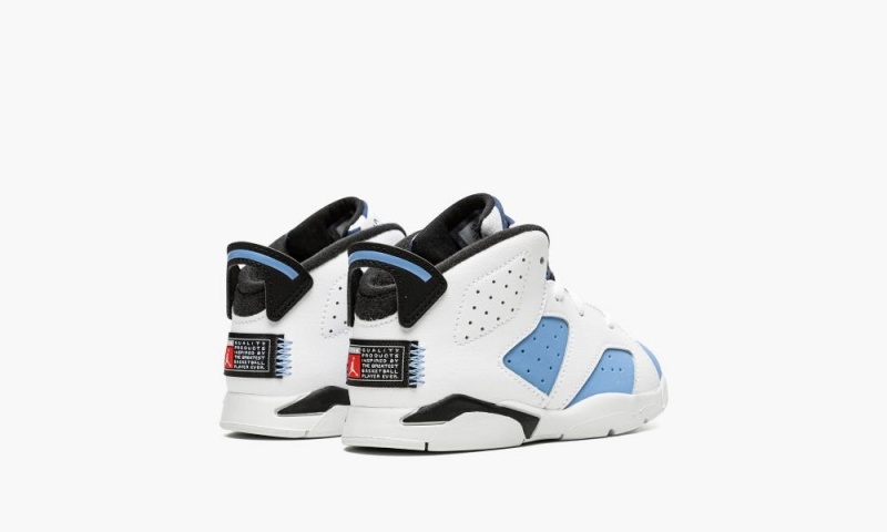 Nike Air Jordan 6 Retro TD 'UNC' Schoenen Kinderen Blauw Wit Nederland | 708652-CDA
