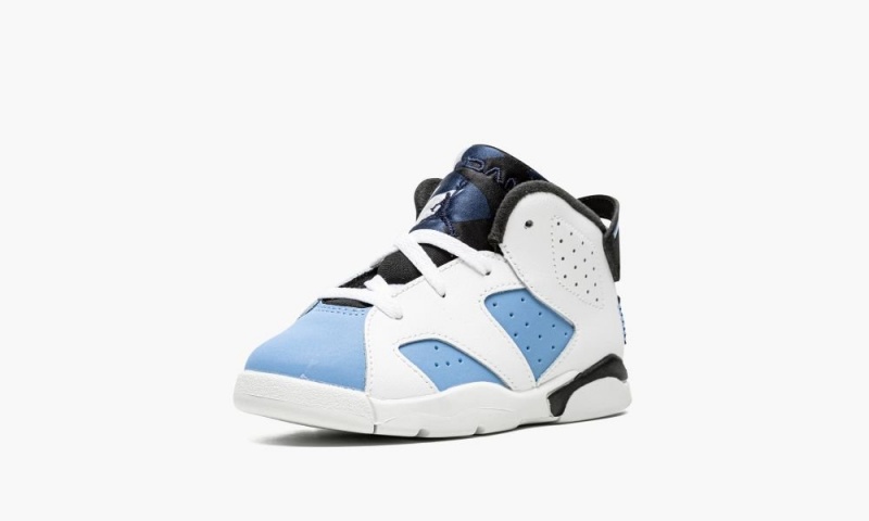 Nike Air Jordan 6 Retro TD 'UNC' Schoenen Kinderen Blauw Wit Nederland | 708652-CDA