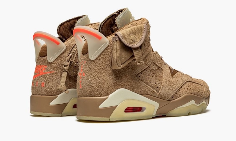Nike Air Jordan 6 Retro 'Travis Scott - British Khaki' Schoenen Heren Khaki Nederland | 306752-HPG