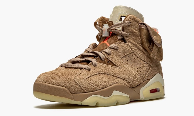 Nike Air Jordan 6 Retro 'Travis Scott - British Khaki' Schoenen Heren Khaki Nederland | 306752-HPG