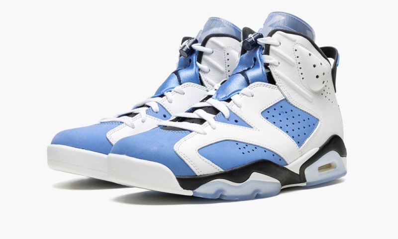 Nike Air Jordan 6 Retro 'UNC' Schoenen Heren Blauw Wit Nederland | 712609-PYU