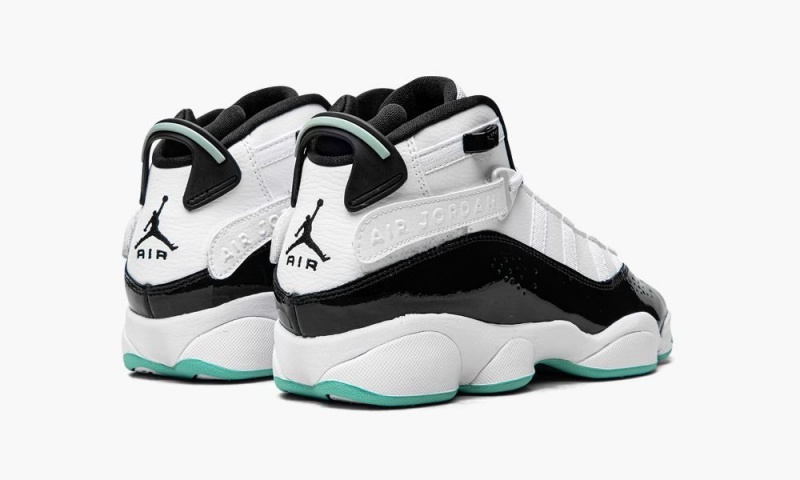 Nike Air Jordan 6 Rings GS 'Tropical Twist' Schoenen Kinderen Wit Zwart Nederland | 164379-CMG