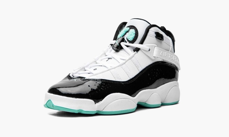 Nike Air Jordan 6 Rings GS 'Tropical Twist' Schoenen Kinderen Wit Zwart Nederland | 164379-CMG