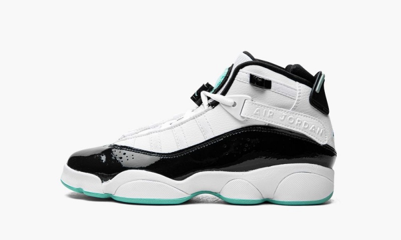 Nike Air Jordan 6 Rings GS \'Tropical Twist\' Schoenen Kinderen Wit Zwart Nederland | 164379-CMG
