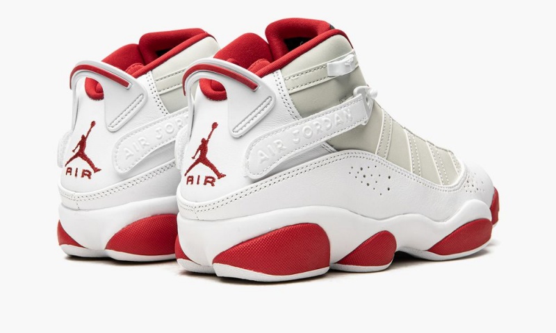 Nike Air Jordan 6 Rings 'Hare' Schoenen Heren Wit Zwart Lichtzilver Nederland | 637451-ITA