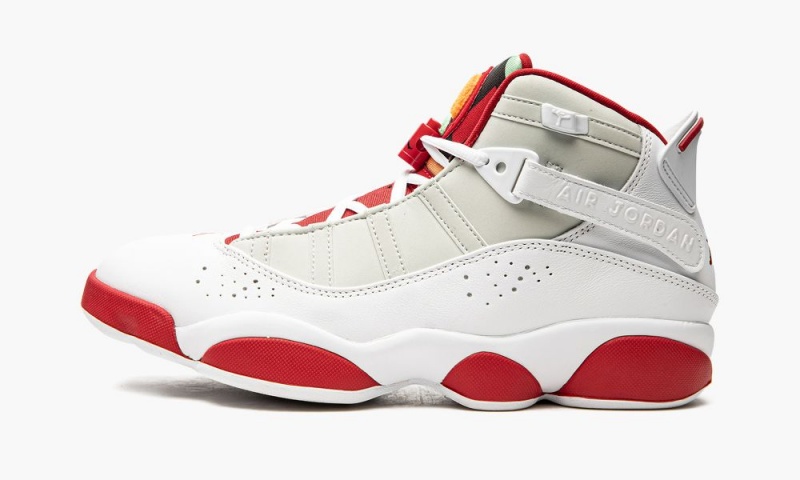 Nike Air Jordan 6 Rings \'Hare\' Schoenen Heren Wit Zwart Lichtzilver Nederland | 637451-ITA