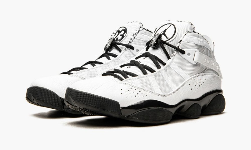 Nike Air Jordan 6 Rings 'Motorsport' Schoenen Heren Wit Metal Goud Zwart Nederland | 804316-CBW