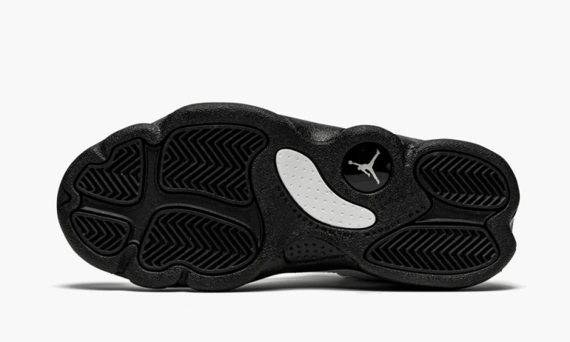 Nike Air Jordan 6 Rings PS 'Black / White' Schoenen Kinderen Wit Zwart Metal Goud Nederland | 465807-DJH