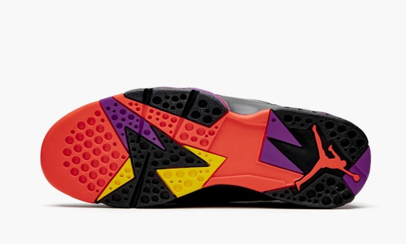 Nike Air Jordan 7 'Black Lak Leren' Schoenen Dames Zwart Lichtrood Donkergrijs Nederland | 431758-IQG
