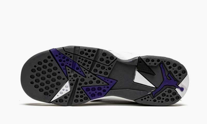 Nike Air Jordan 7 Retro BG 'Flint' Schoenen Kinderen Wit Paars Grijs Nederland | 106874-GCN