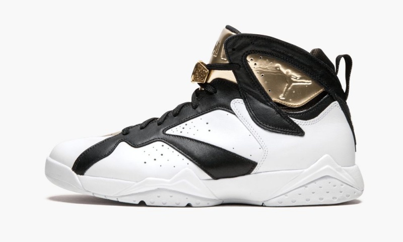 Nike Air Jordan 7 Retro C&C 'Champagne' Schoenen Heren Wit Metal Goud Zwart Nederland | 067951-VTO