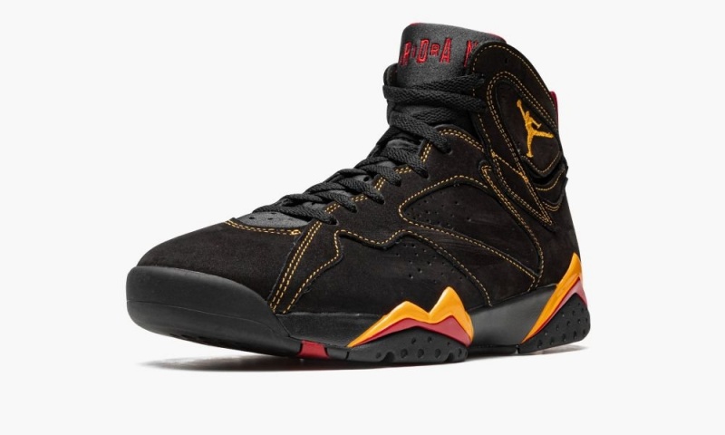 Nike Air Jordan 7 Retro 'Citrus 2022' Schoenen Heren Zwart Oranje Rood Nederland | 295084-WXI