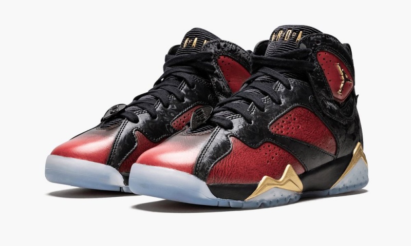 Nike Air Jordan 7 Retro DB BG 'Doernbecher' Schoenen Kinderen Zwart Metal Goud Nederland | 425703-UJR