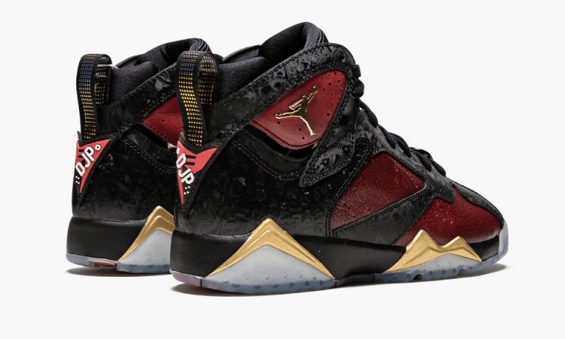 Nike Air Jordan 7 Retro DB BG 'Doernbecher' Schoenen Kinderen Zwart Metal Goud Nederland | 425703-UJR