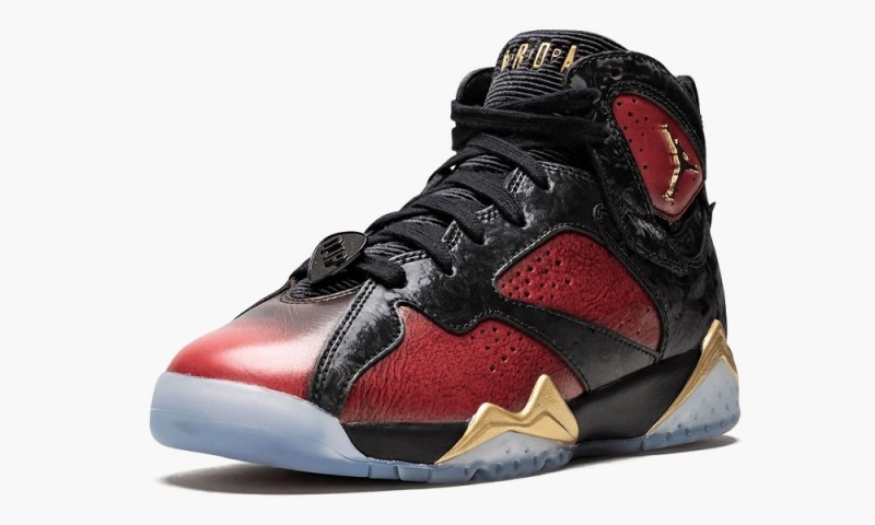 Nike Air Jordan 7 Retro DB BG 'Doernbecher' Schoenen Kinderen Zwart Metal Goud Nederland | 425703-UJR