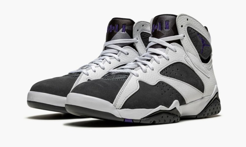 Nike Air Jordan 7 Retro 'Flint 2021' Schoenen Heren Wit Grijs Zwart Nederland | 957281-XQR