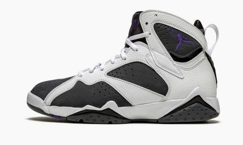 Nike Air Jordan 7 Retro \'Flint 2021\' Schoenen Heren Wit Grijs Zwart Nederland | 957281-XQR