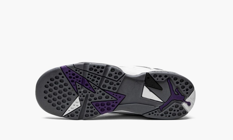 Nike Air Jordan 7 Retro (GS) Schoenen Kinderen Wit Paars Grijs Nederland | 951307-DBQ