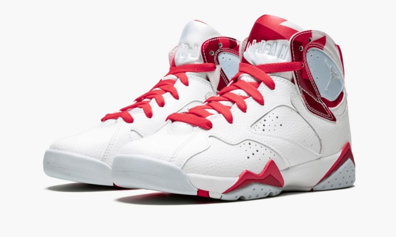 Nike Air Jordan 7 Retro GS 'Topaz Mist' Schoenen Kinderen Wit Rood Nederland | 641085-UOS